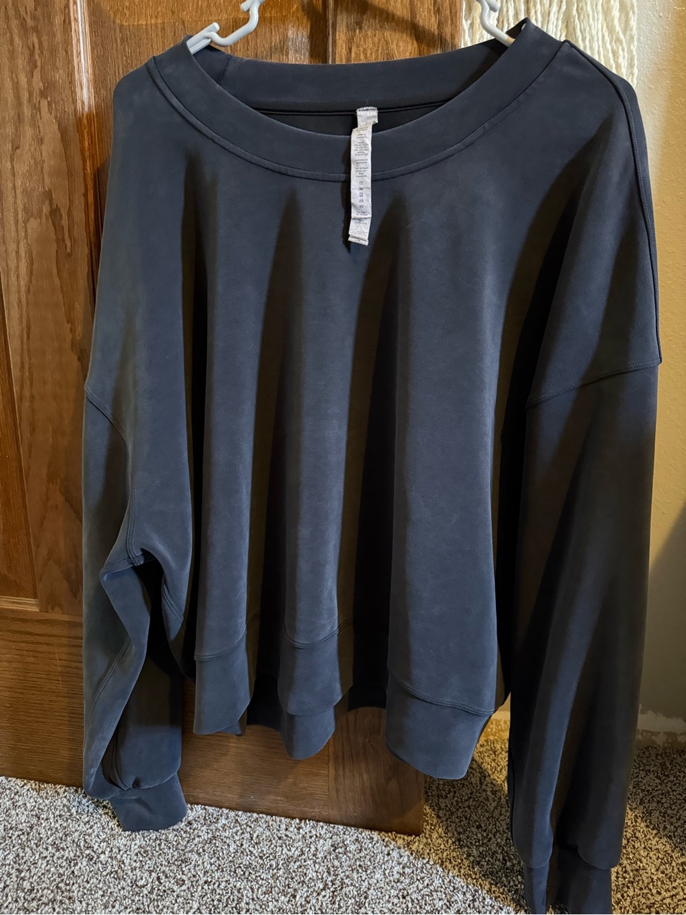 lululemon athletica Women's Oversized Pullover Sweatshirt - Charcoal Gray